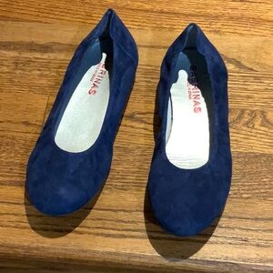 Women's Blue Ballet Flats